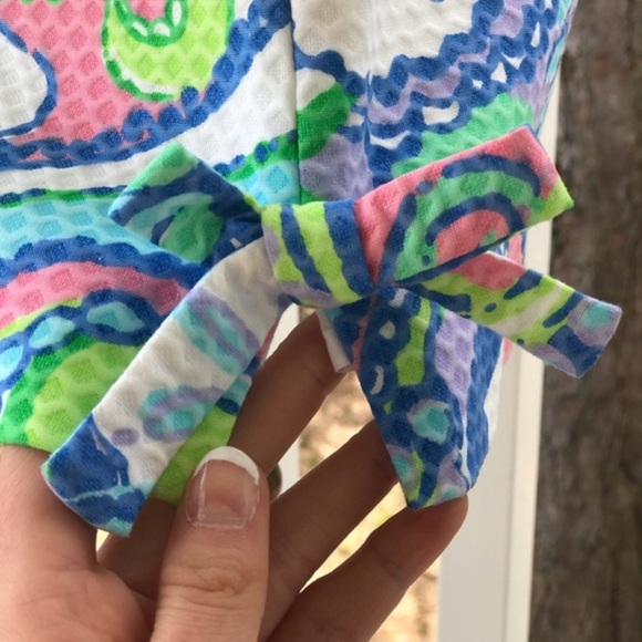 Lilly Pulitzer Delia Shift Dress | Multi Conch Republic - Size 0 - Picture 5 of 10